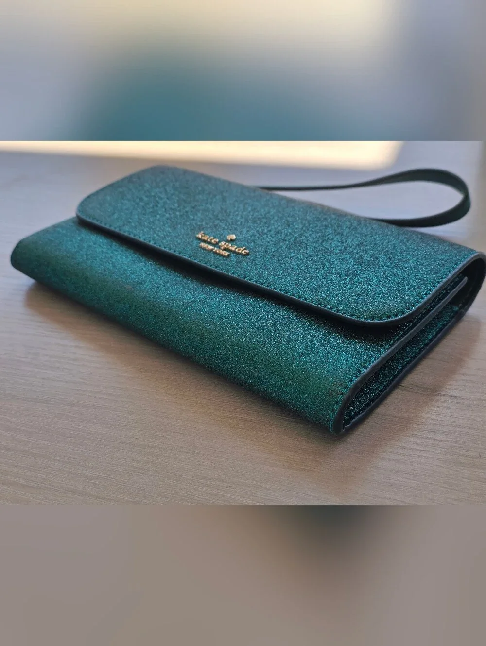 kate spade Glitter Wristlet Clutch